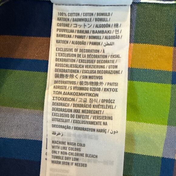 Abercrombie & Fitch Multicolor Plaid Casual Button Up Oxford Shirt Size XXL Y2K - Picture 4 of 9